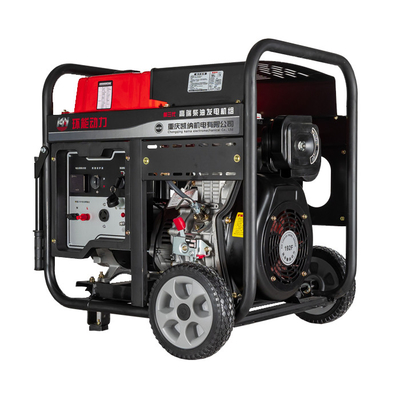 Compression Ignition Open Frame Diesel Generator 5kw 5hp Low Oil Pressure Alarm